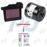 K & N + CHAMPION Service Kit with Air Filter, Oil Filter & Spark Plugs for Yamaha MT-09 2014-2020