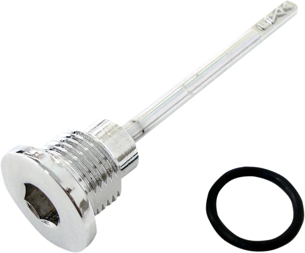Drag Specialties Chrome Transmission Oil Dipstick for Harley