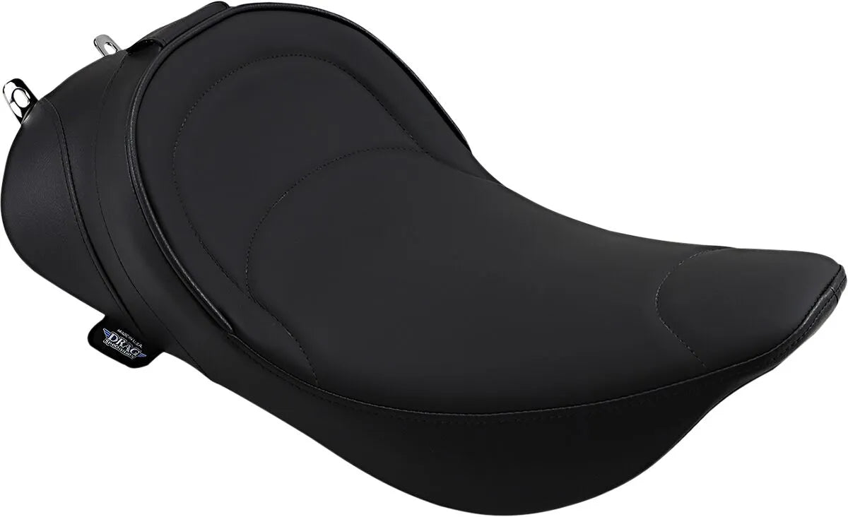 Drag Specialties Backrest Compatible Solo Seat - For Harley Davidson