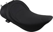 Drag Specialties Backrest Compatible Solo Seat - For Harley Davidson