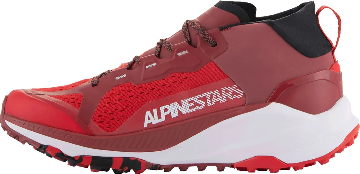 Alpinestars Meta XR V2 Shoes Brown Dark Red White