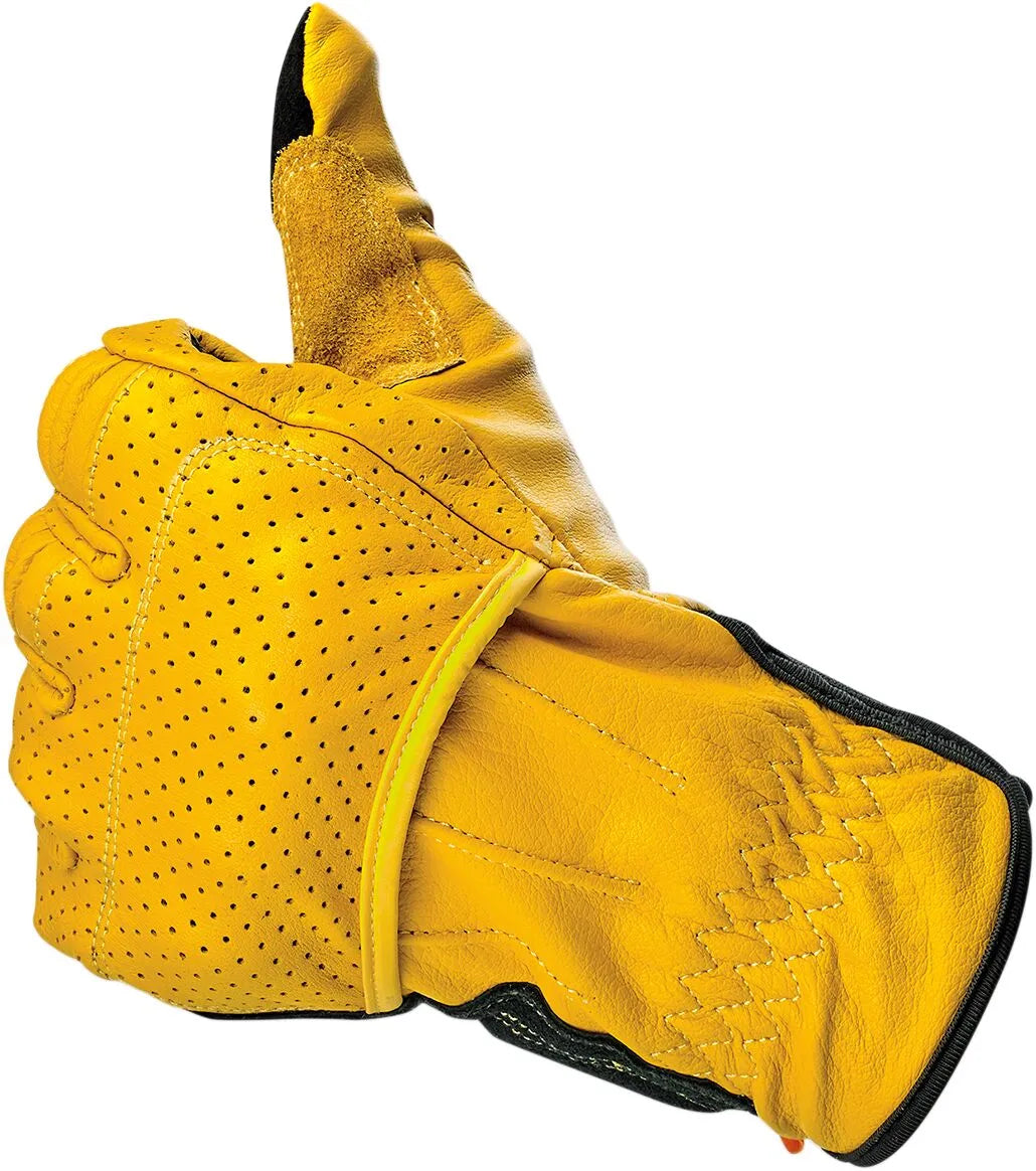 Biltwell Borrego Gloves - Black/Gold