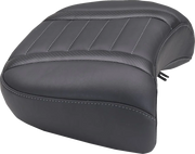 Mustang Wide Deluxe Touring Passenger Seat - For Harley Davidson