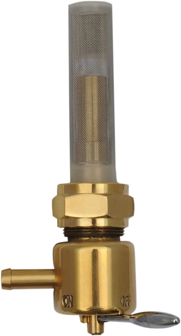 Drag Specialties Round Fuel Petcock Bronze 1/4" Outlet 5/16"