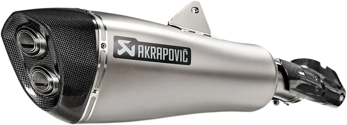 Akrapovic Tytanowa Końcówka Układu Wydechowego Slip-On - Homologacja Drogowa ECE