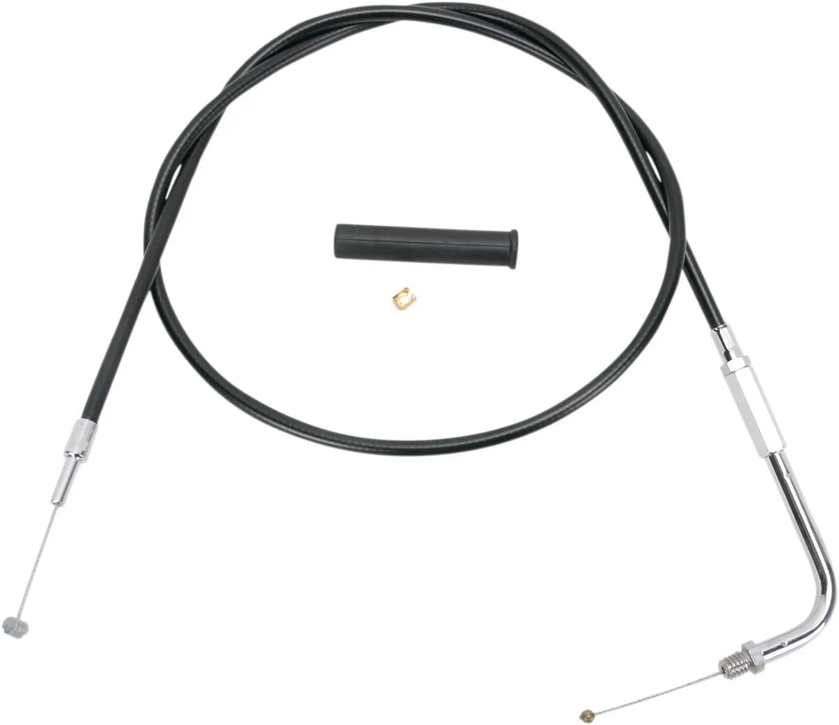 DRAG SPECIALTIES Black Vinyl Throttle Cable