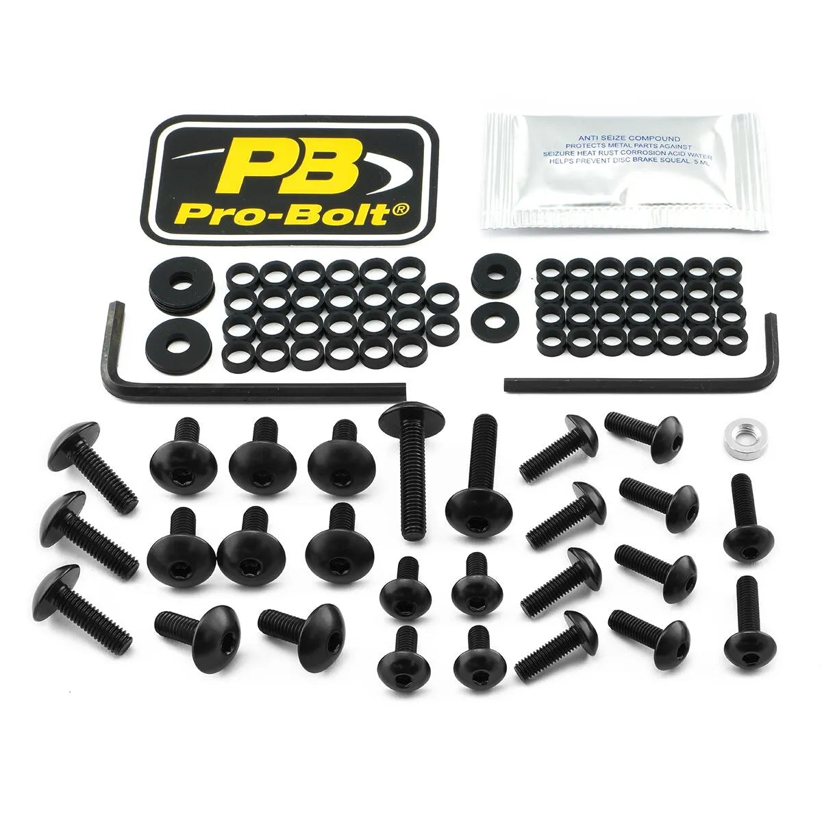 Pro Bolt Aluminium Fairing Bolt Kit For Kawasaki