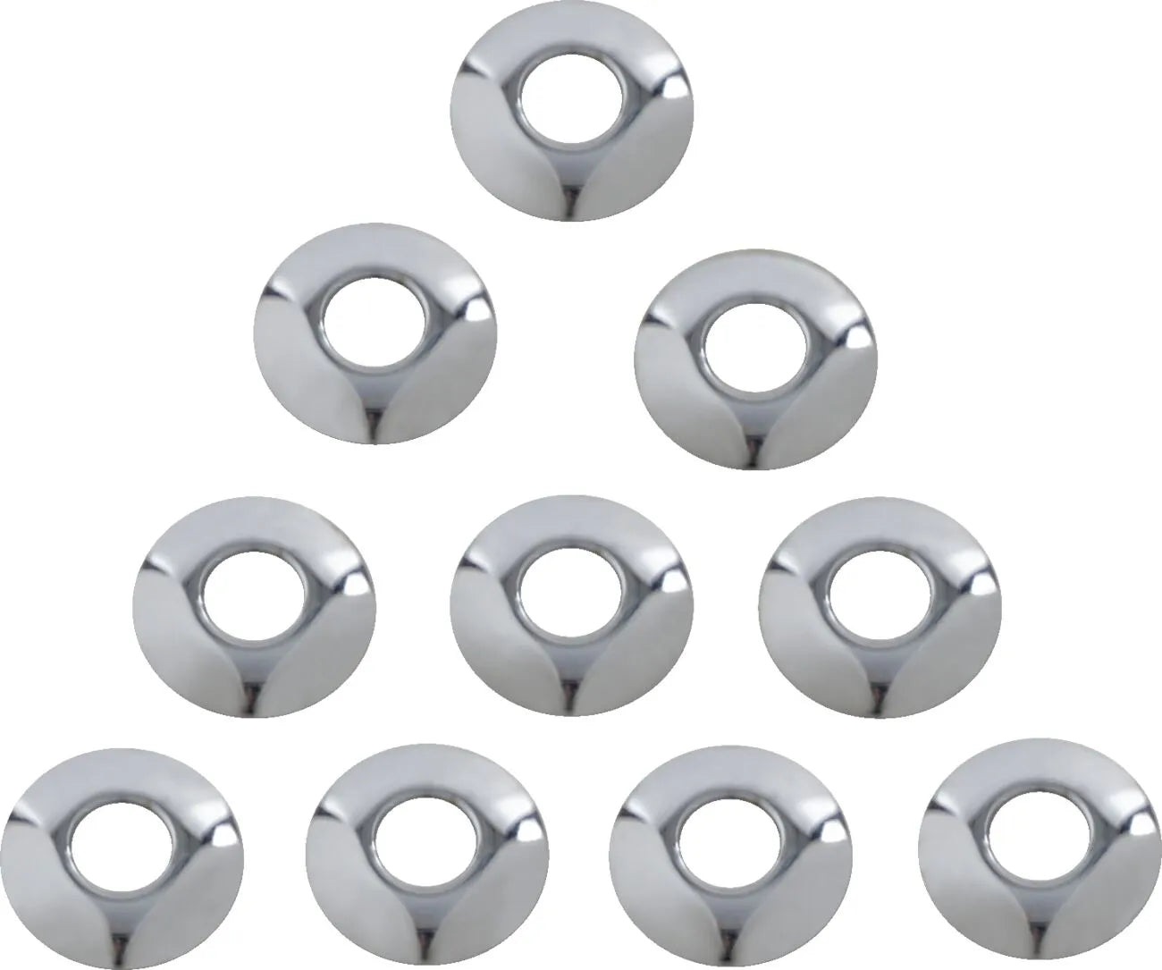 Eastern Motorcycle Parts Cup Washers - Chrome Plated