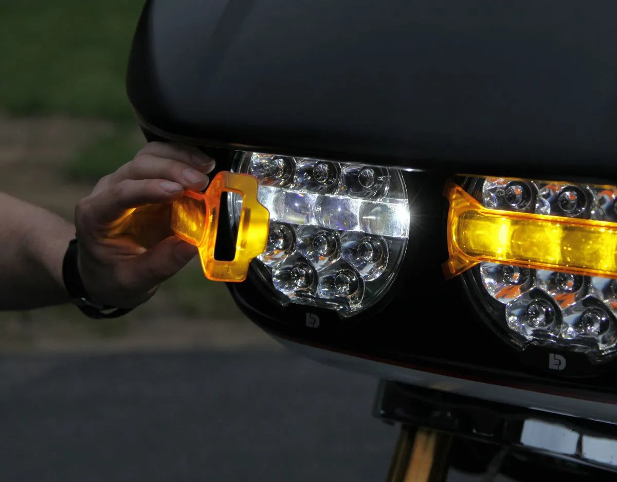 Denali D14 Destroyer Headlight Amber X-lens