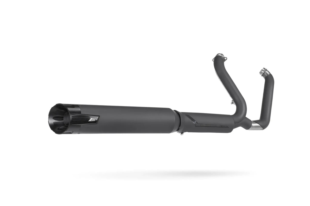 Zard 2:1 Racing Full Exhaust System Black for Harley-Davidson