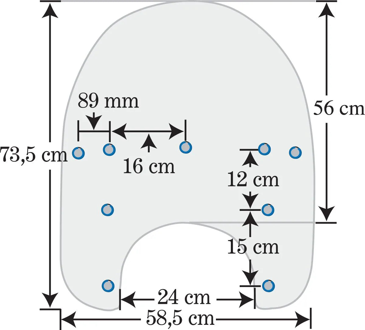 Memphis Shades Replacement Windshield - 15" - Solar - MEP6129