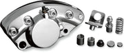 Chromowany tylny zacisk hamulcowy Drag Specialties do montażu Oem