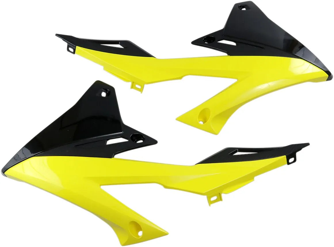 Ufo Replacement Radiator Shrouds - Oem Yellow/black