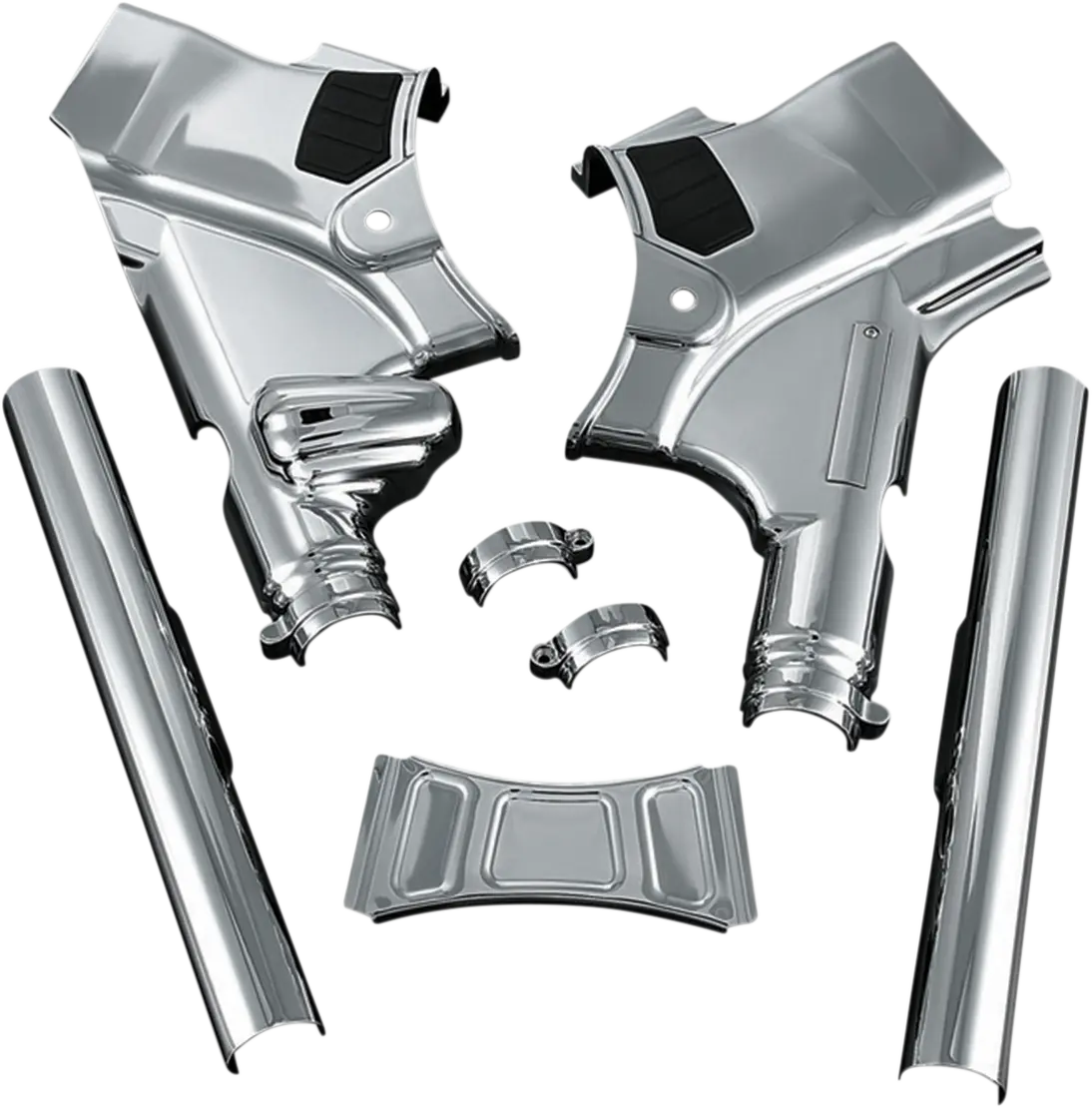 Kuryakyn Deluxe Neck Cover Kit Chrome