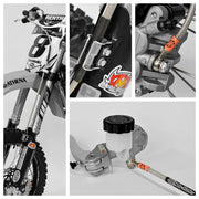 Moto-master Przedni Zestaw Przewodów Hamulcowych Ze Stali Nierdzewnej