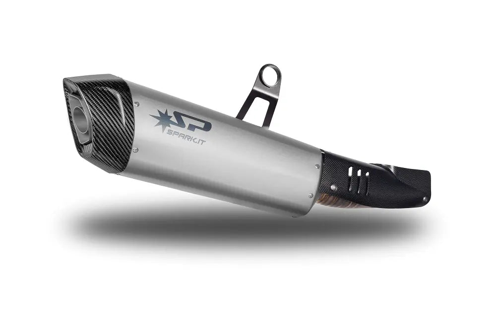 Tłumik typu Slip-On Spark Fighter z tytanowym korpusem - homologacja drogowa ECE