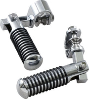 Drag Specialties Clamp Mount Foot Pegs 1-1/4"