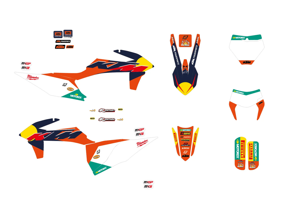 Blackbird Racing Graphic Kit Factory '26 for KTM SX 2019-2022