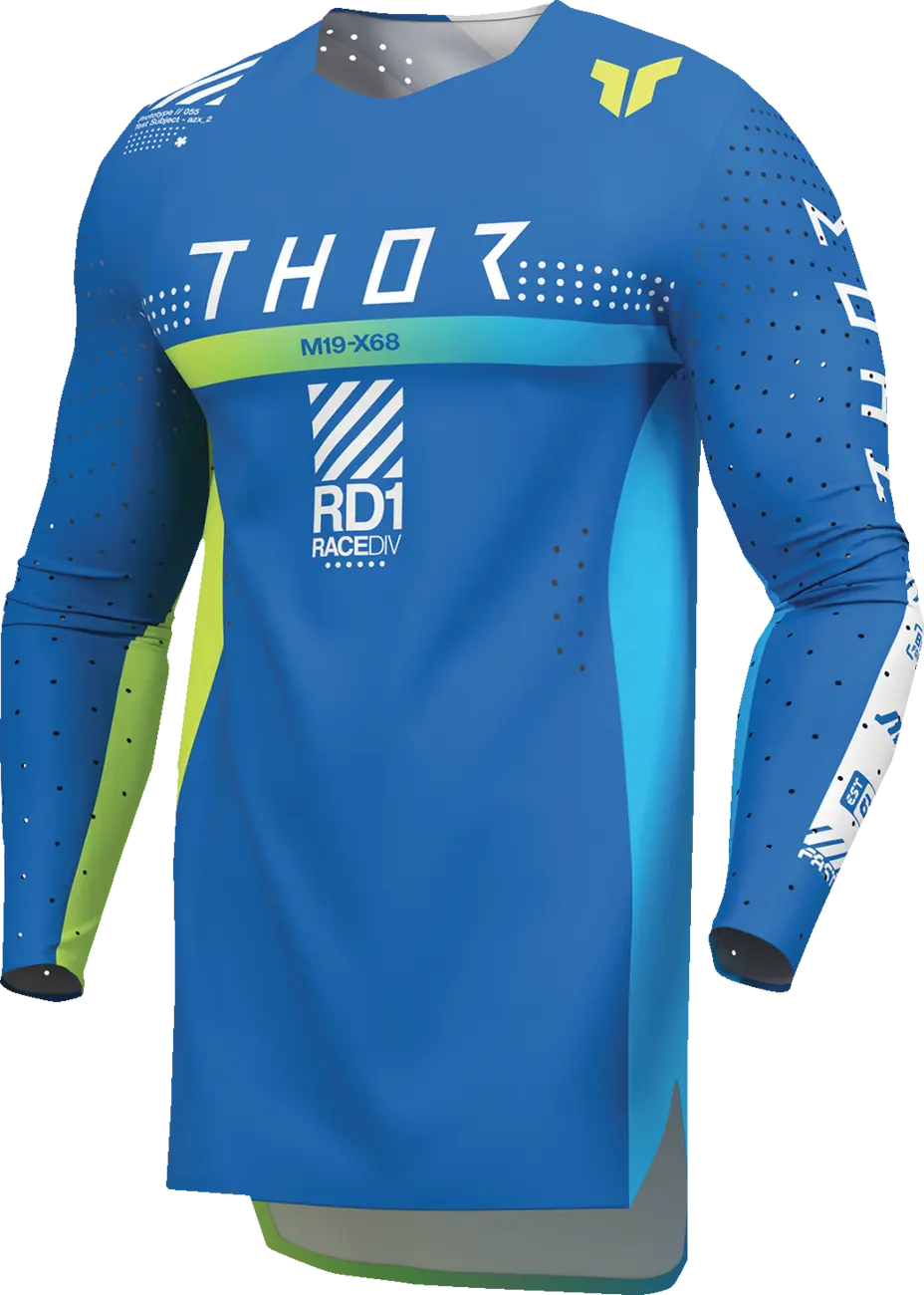 Thor Youth Sportmode Synth Jersey - Blue/Yellow/White