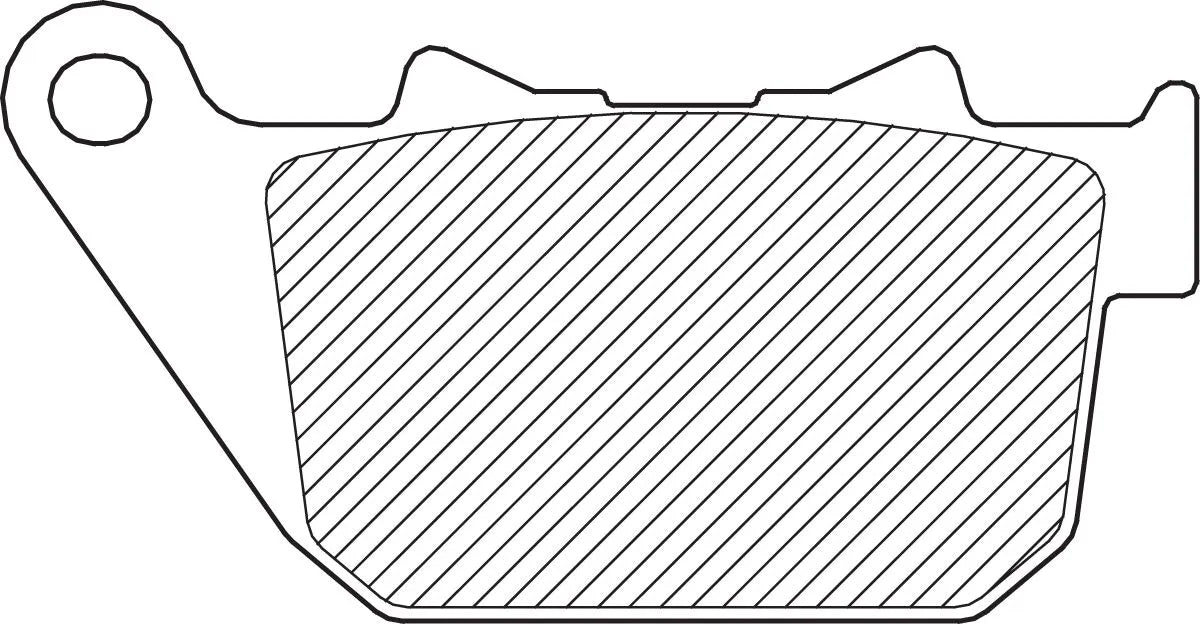 Drag Specialties Sintered Metal Brake Pads For Harley-davidson - Rear
