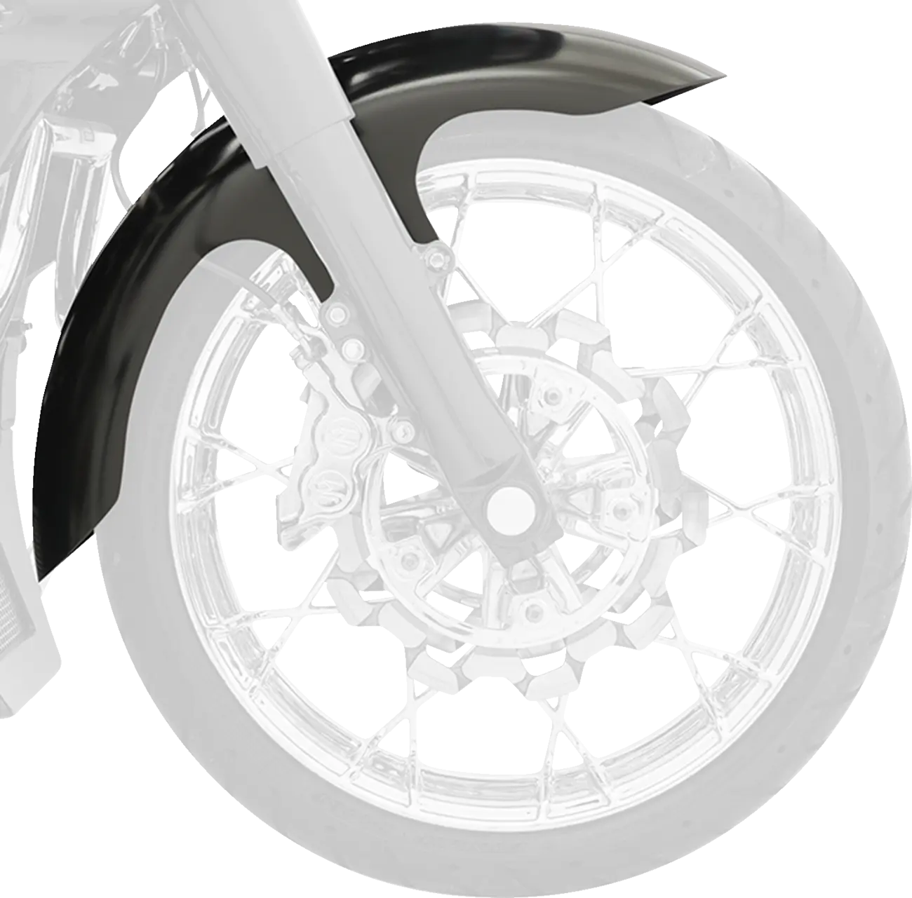 Klock Werks Hugger Front Fender for Dresser