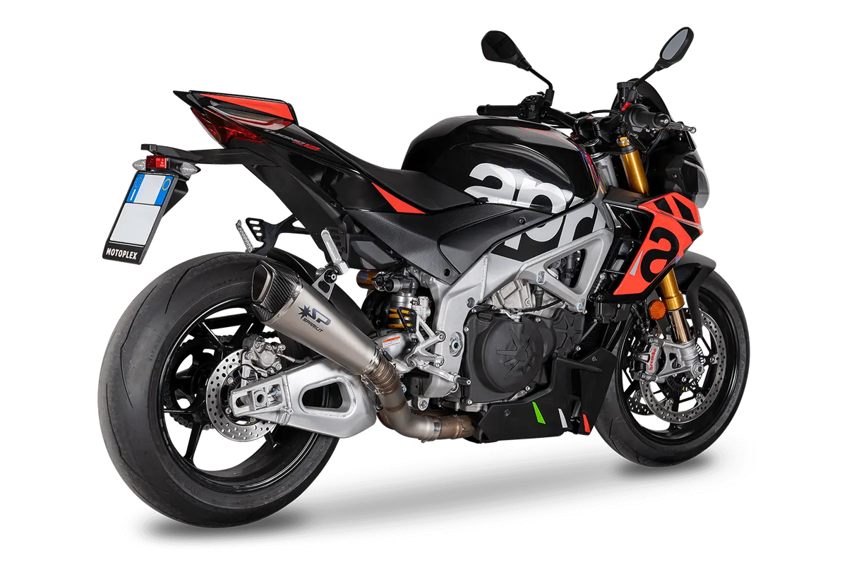 Spark Konix Evo Titanium Slip-On Muffler for RSV4 Tuono