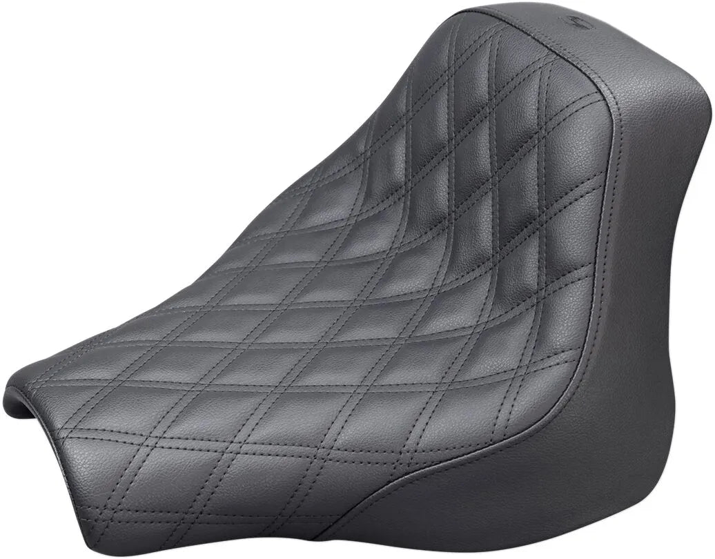Saddlemen Renegade Solo Seat - Lattice Stitch - For Harley Davidson
