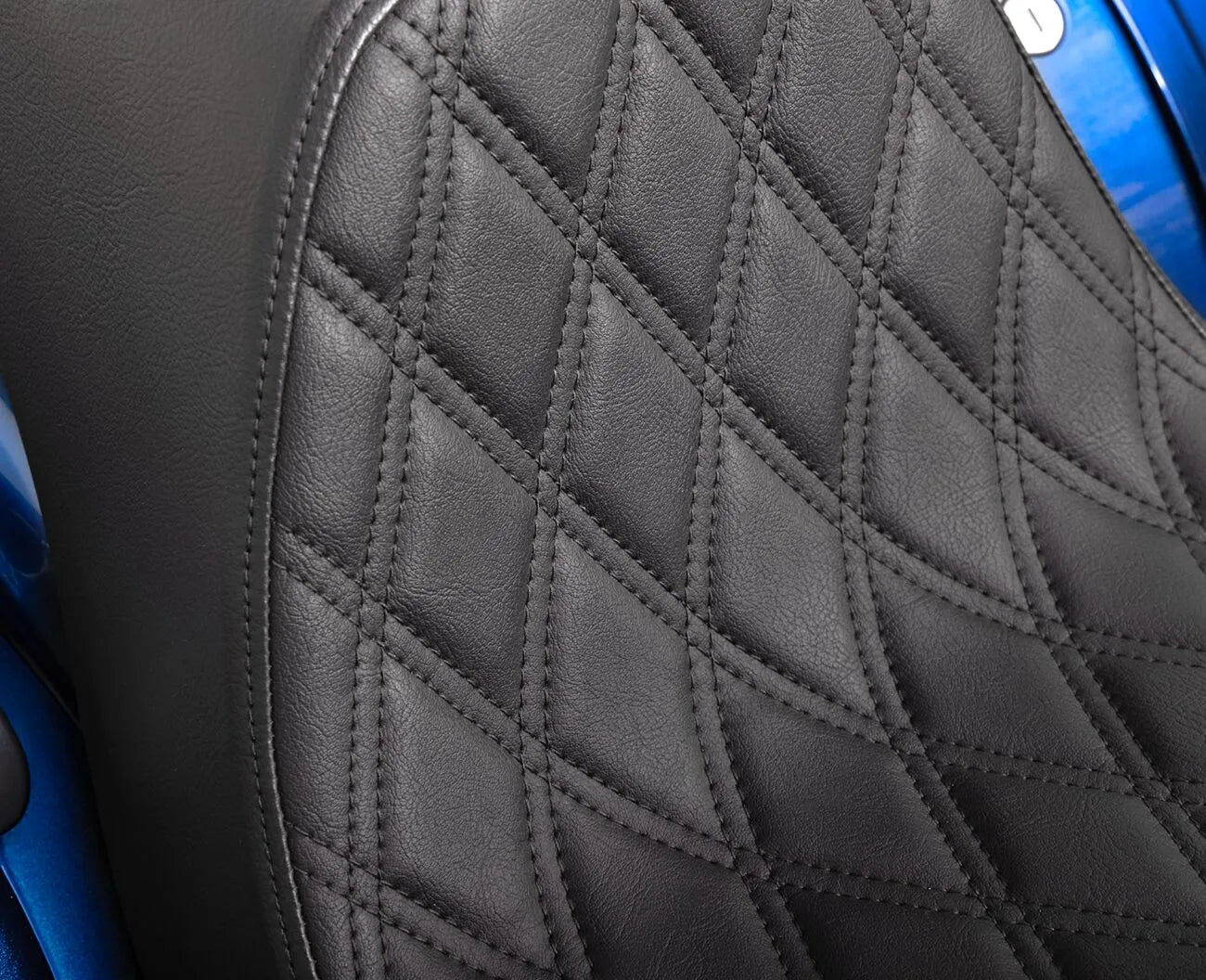 2-Up Drag Specialties Predator Iii Seat - For Harley Davidson