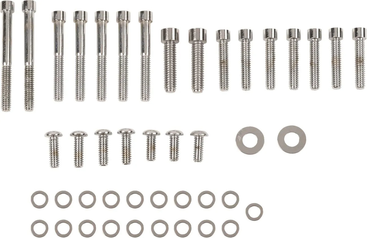 Drag Specialties Smooth Primary Bolt Set for Harley Davidson
