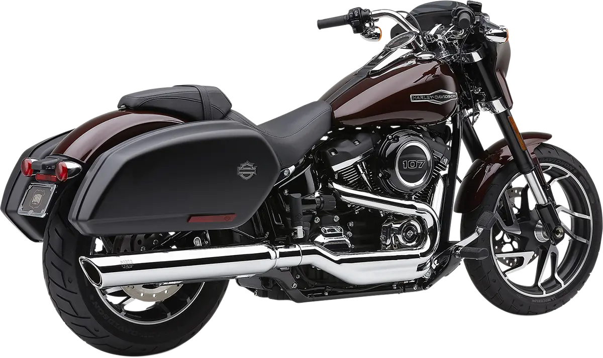 Cobra 909 Twins Slip-on Muffler For Harley-davidson