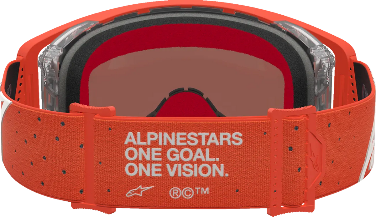 Alpinestars Supertech Vesta Goggle Orange Silver Mirror