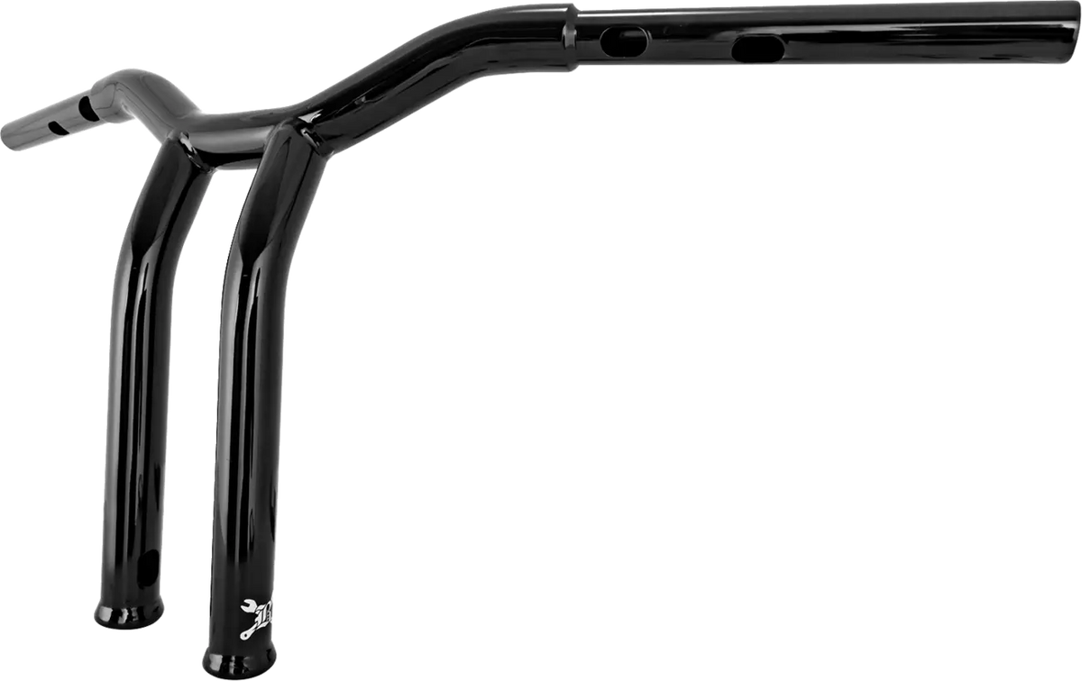Burly Brand Dominator Handlebar 12" Black for Harley Davidson