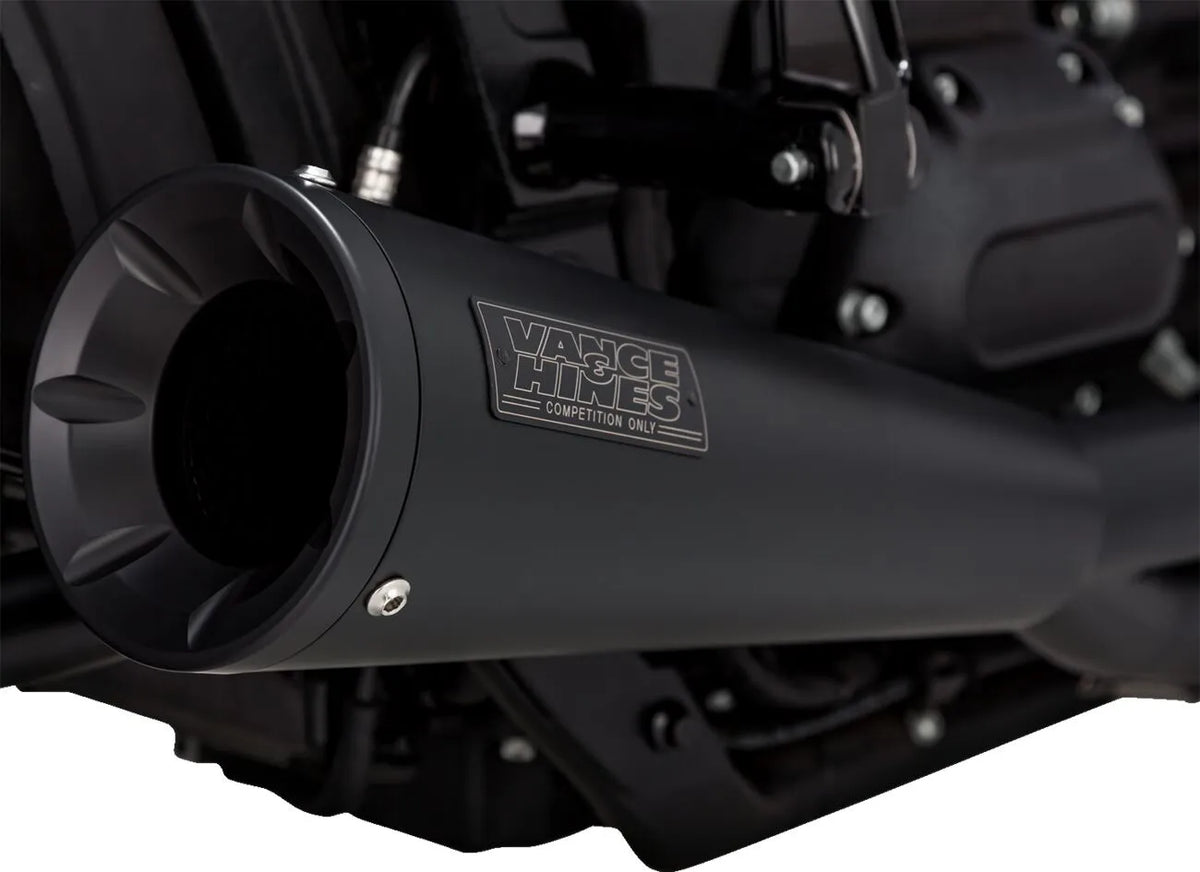 Vance & Hines Upsweep 2-w-1 Kompletny Układ Wydechowy - Czarny - 47323
