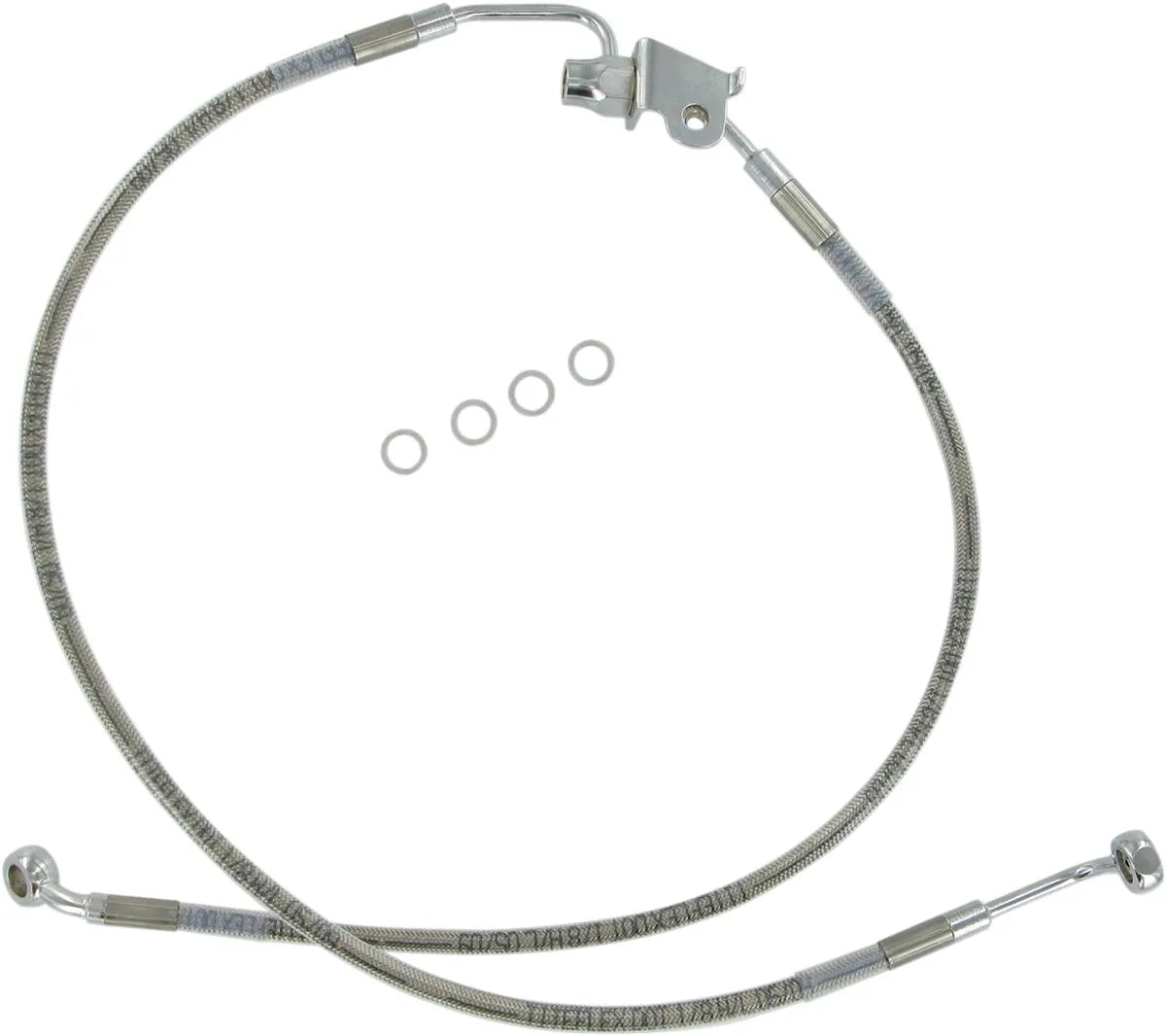 Zestaw Przewodów Hamulcowych Ze Stali Nierdzewnej Drag Specialties Na Tył