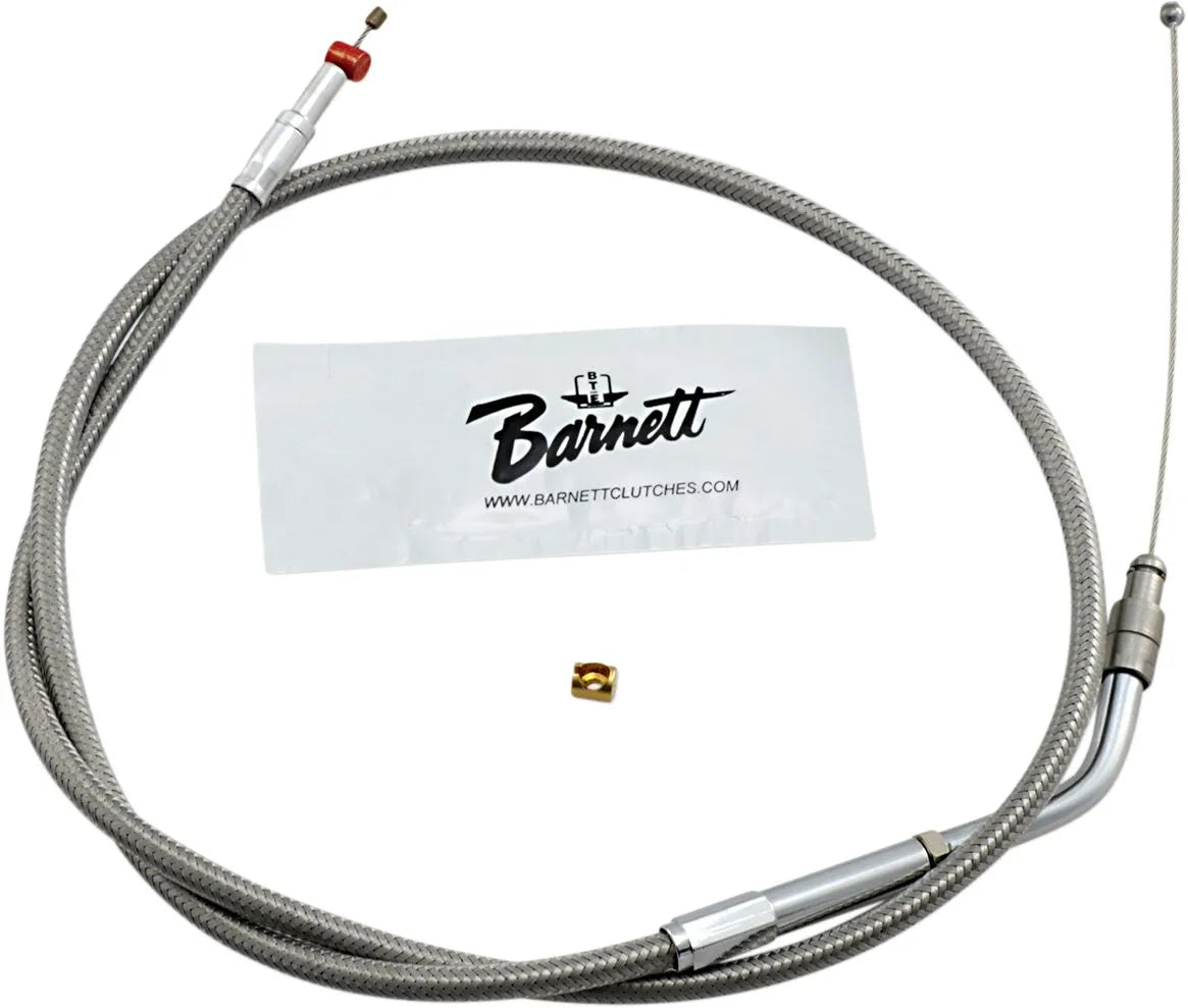 Barnett Stainless Steel Throttle Idle Cable for H-D Sportster XL
