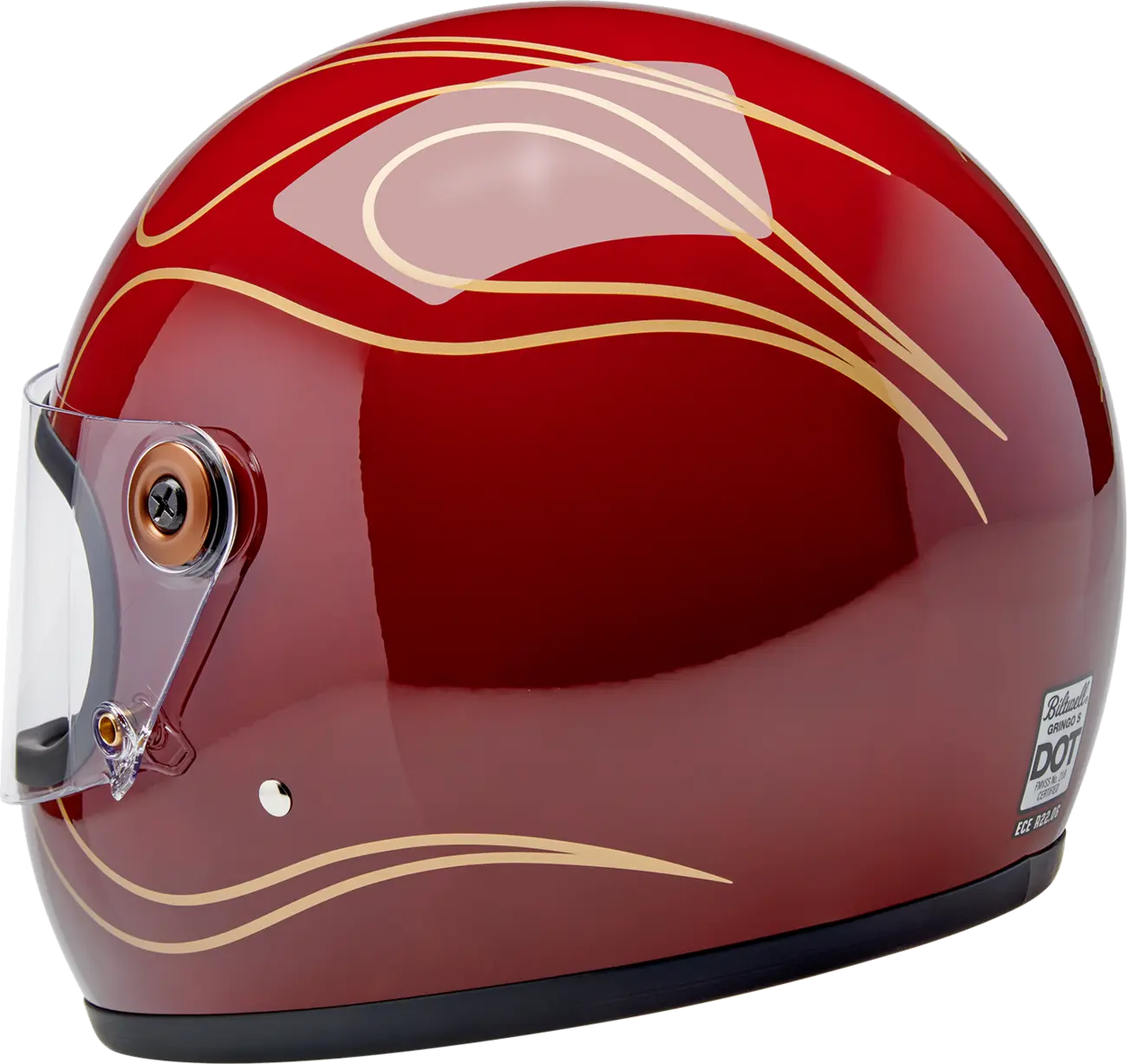 Biltwell Gringo S Helmet - Full Face - Garnet Red