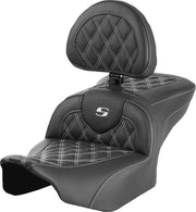 Saddlemen Roadsofa Lattice Stitch Seat - For Harley Davidson