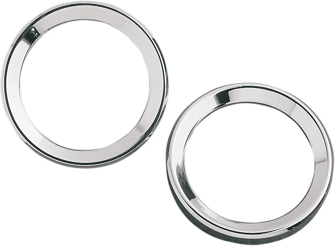 Drag Specialties Chrome Instrument Gauge Bezel