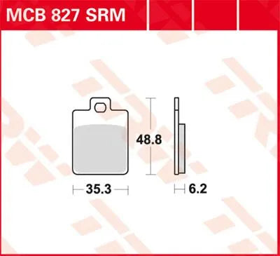 Trw Ec Series Ceramiczne Klocki Hamulcowe