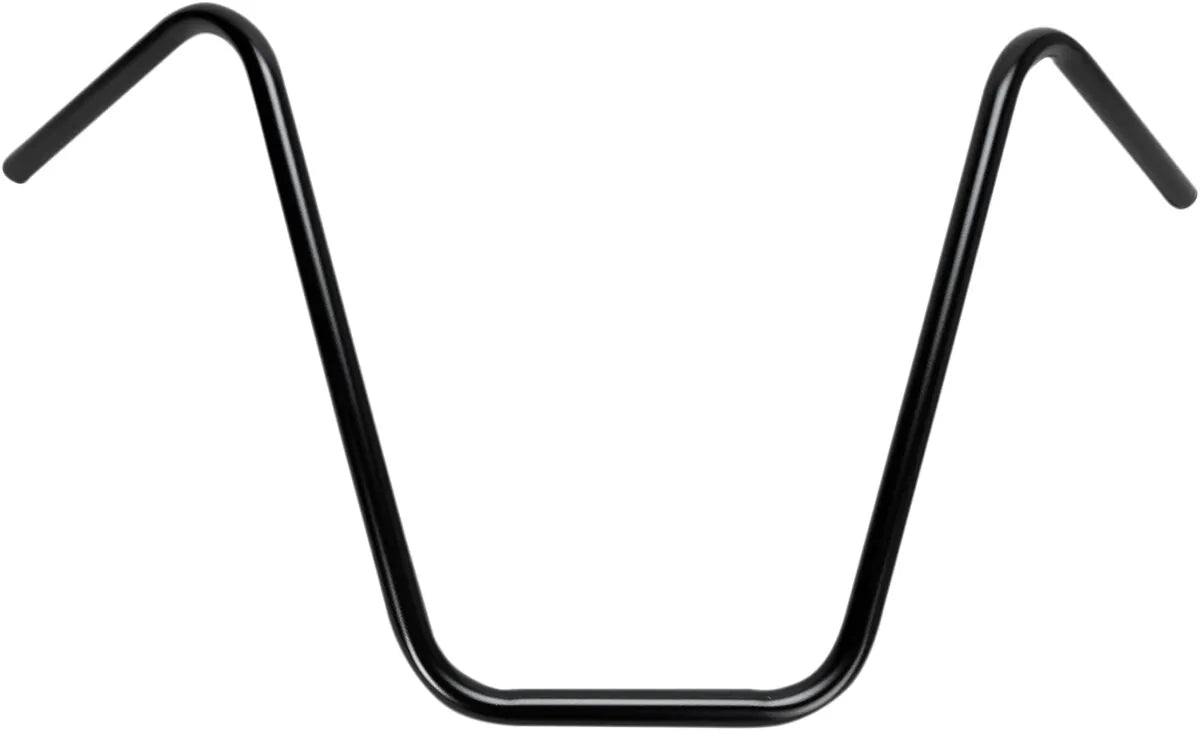 Emgo 7/8" Chopper Handlebar - Black Satin Steel