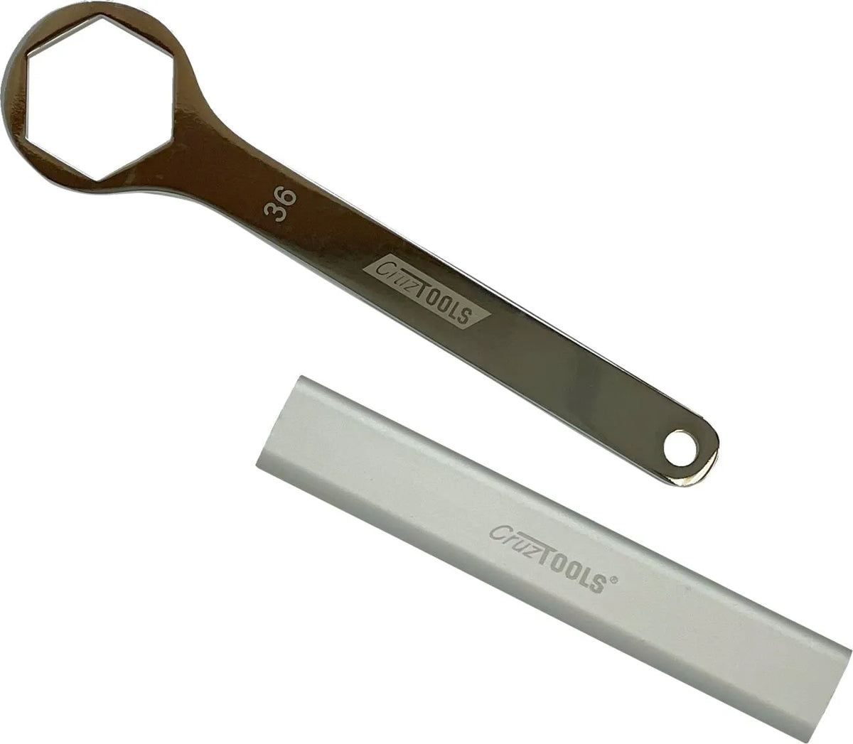 Cruztools 36mm Axle Wrench with Extension Handle Black