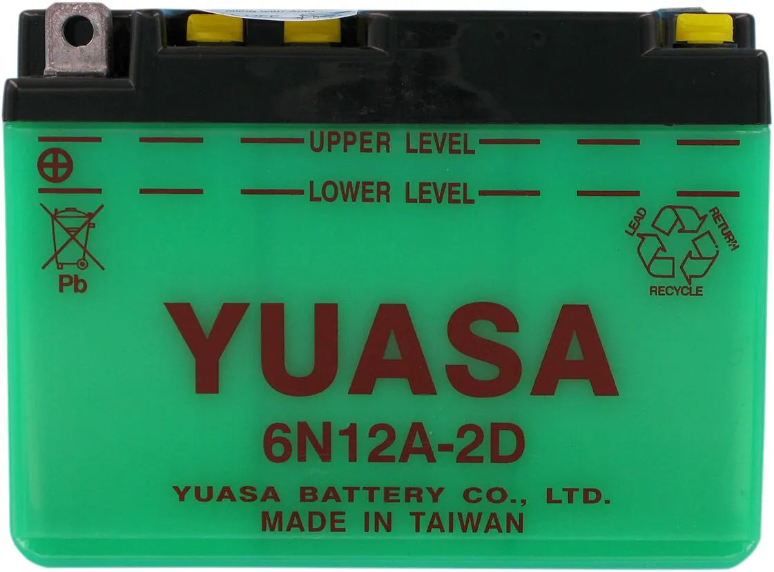 Yuasa 6N12A-2D 6-Volt Dry Battery for Honda CB125K CM185T