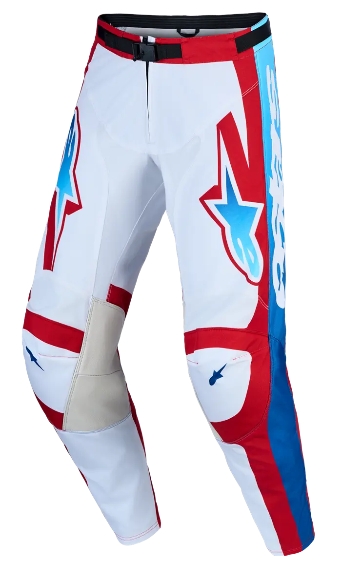 Alpinestars Racer Hunt Pants White/Red/Blue
