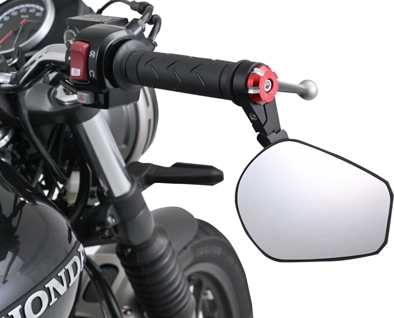 Daytona Handlebar End Weights - Anodized Red