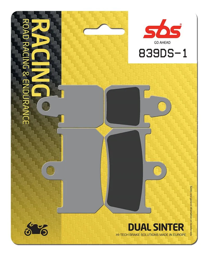 Sbs Ds Racing Dual Sintered Klocki Hamulcowe - Przód