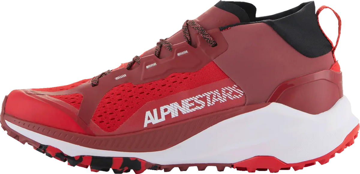 Alpinestars Meta XR V2 Shoes Brown Dark Red White