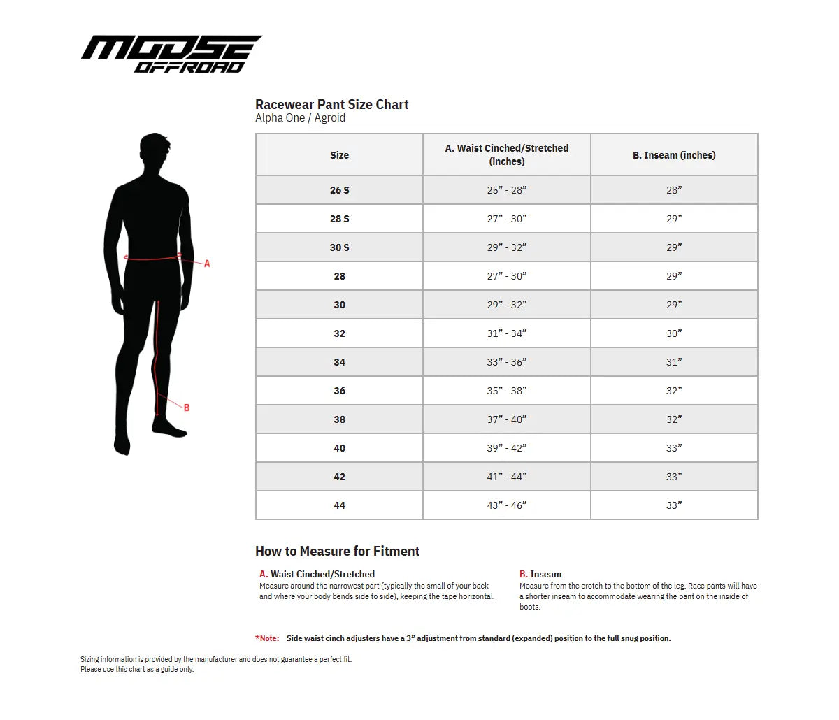 Moose Offroad Soft-Goods Alpha One Slim Pants Blue/Orange
