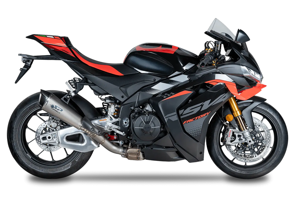 Spark Konix Evo Titanium Slip-On Muffler for RSV4 Tuono
