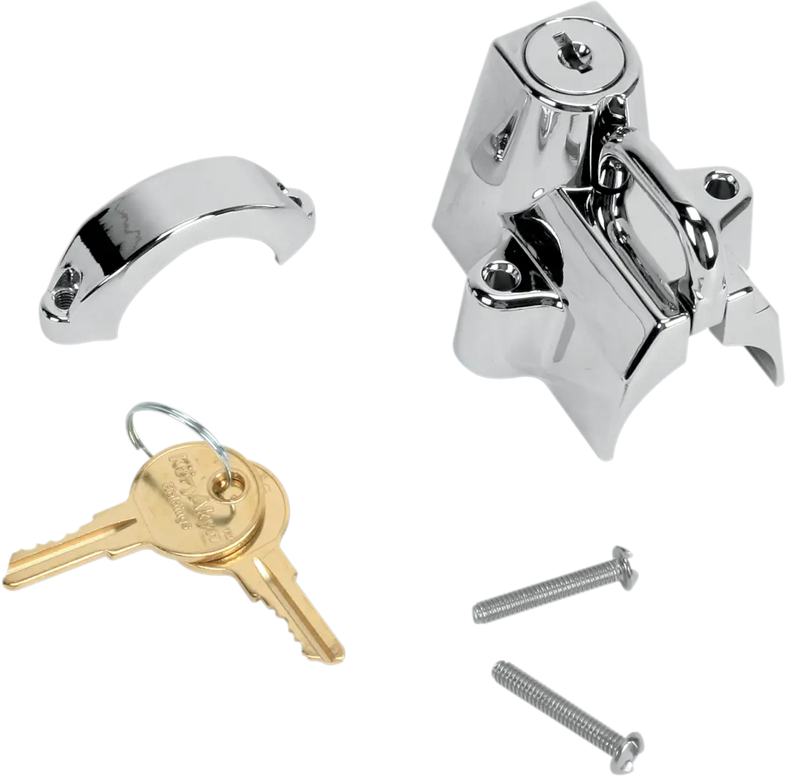 Kuryakyn Helmet Lock 1 1/4"-1 1/2" Tubes Chrome