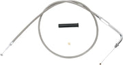 DRAG SPECIALTIES Stainless Braided Throttle Cable 36 inch